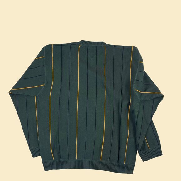 Vintage 90s/Y2K Tommy Hilfiger XL green sweater, new old stock (w/ tags) - Picture 2 of 10